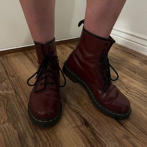 Cherry Red Dr. Martens